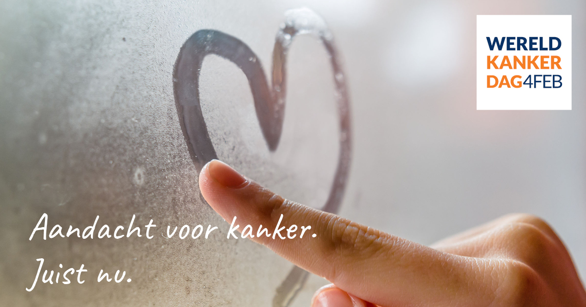 foto hartje wereldkankerdag