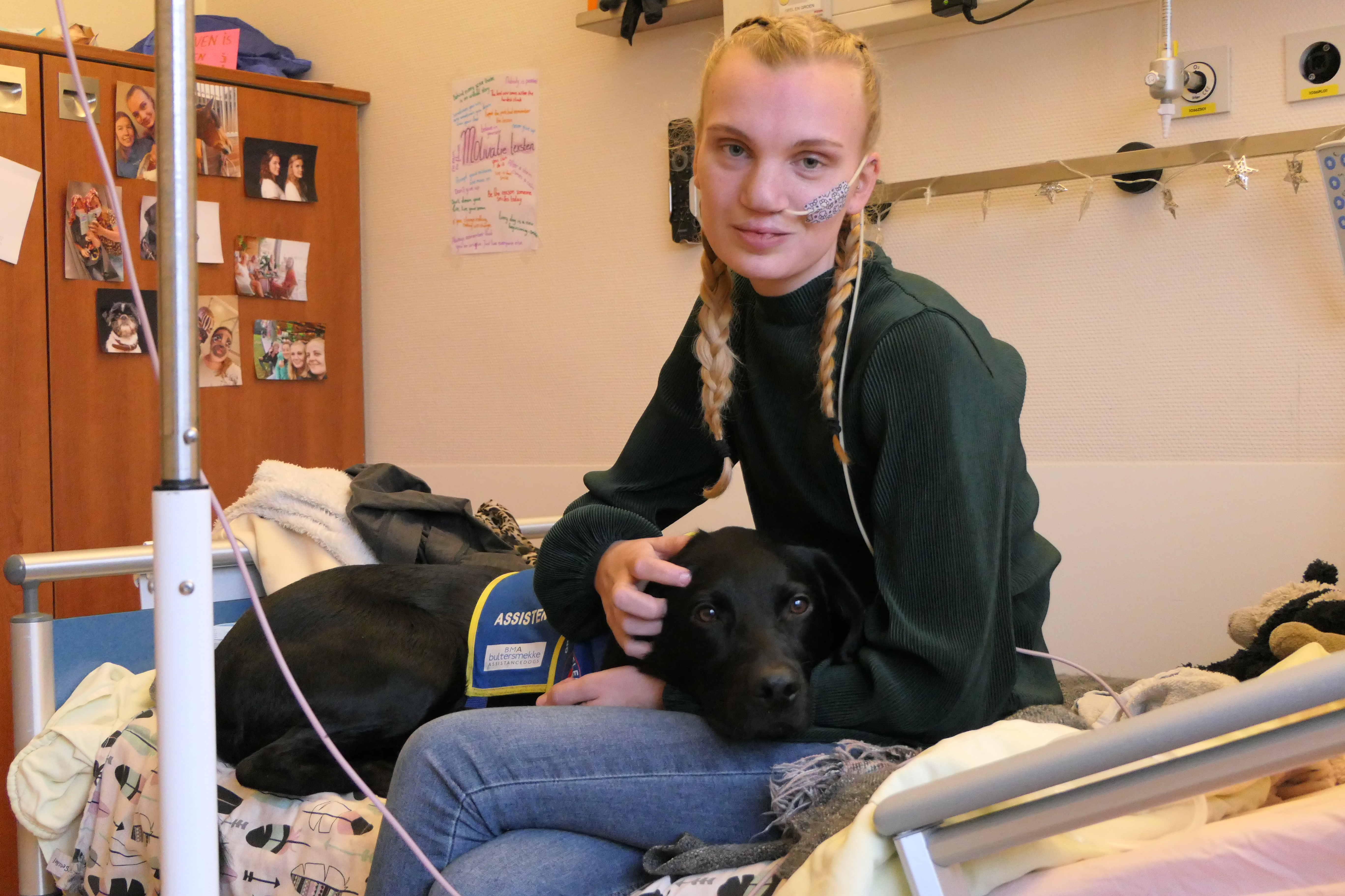 Ilse: 'Hope is de allergrootste steun die ik me kan bedenken'. @wza