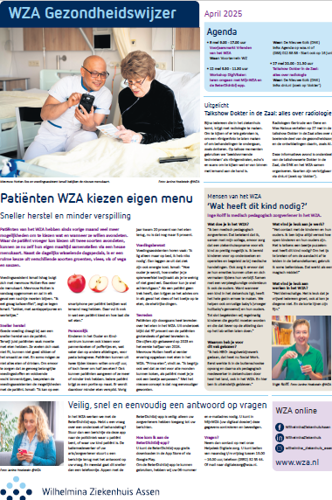 Gezondheidswijzer WZA april 2025